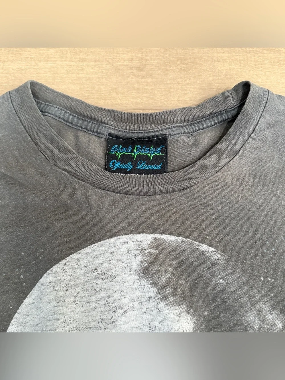 Pink Floyd T Shirt 2009 Men Large Gray Dark Side of the Moon Band Tee Rock Music